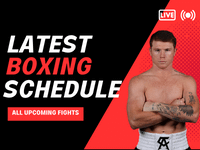 Boxing Schedule