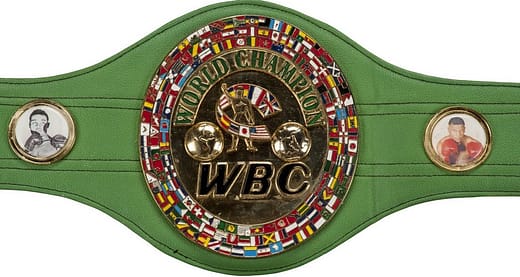 WBC Championship Belt - World Boxing Council - Boxing Organisations